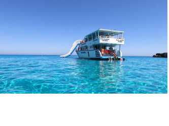 One day trip, Wycieczka Rejs na Blue Lagoon poranny z transferem z adresu z Pafos łodzią Blue Diamond