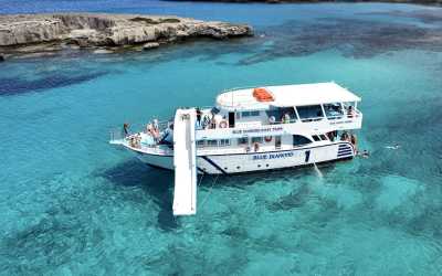 One day trip, Wycieczka Rejs na Blue Lagoon poranny z transferem z adresu z Pafos łodzią Blue Diamond