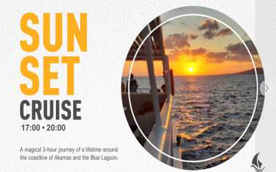 Optional trip, Wycieczka Rejs na Blue Lagoon z Pafos rejs na zachód słońca z transferem z adresu