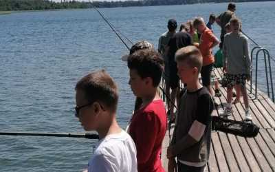 Youth camp, Wiele - Spławik obóz wędkarski Junior OKW Beaver, 10 dni 9-14 lat