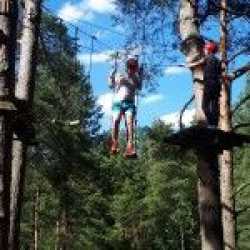 Optional trip, Na linie i na trampolinie