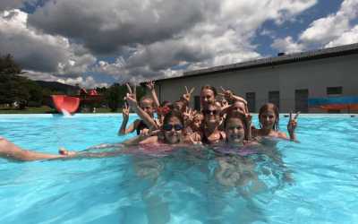 Youth camp, Muszyna - Obóz taneczny z elementami gimnastyki z M. Krasowską OW Kolejarz, 10 dni 9-16 lat