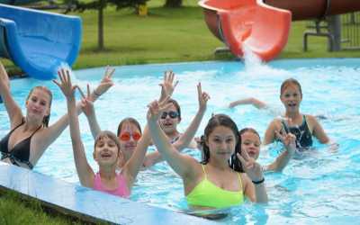 Youth camp, Muszyna - Obóz taneczny z elementami gimnastyki z M. Krasowską OW Kolejarz, 10 dni 9-16 lat