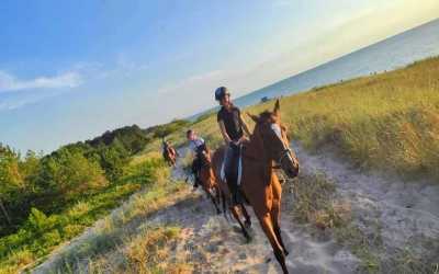 Youth camp, Dąbki - obóz konny nad morzem OW Duet , 10 dni 10-16 lat